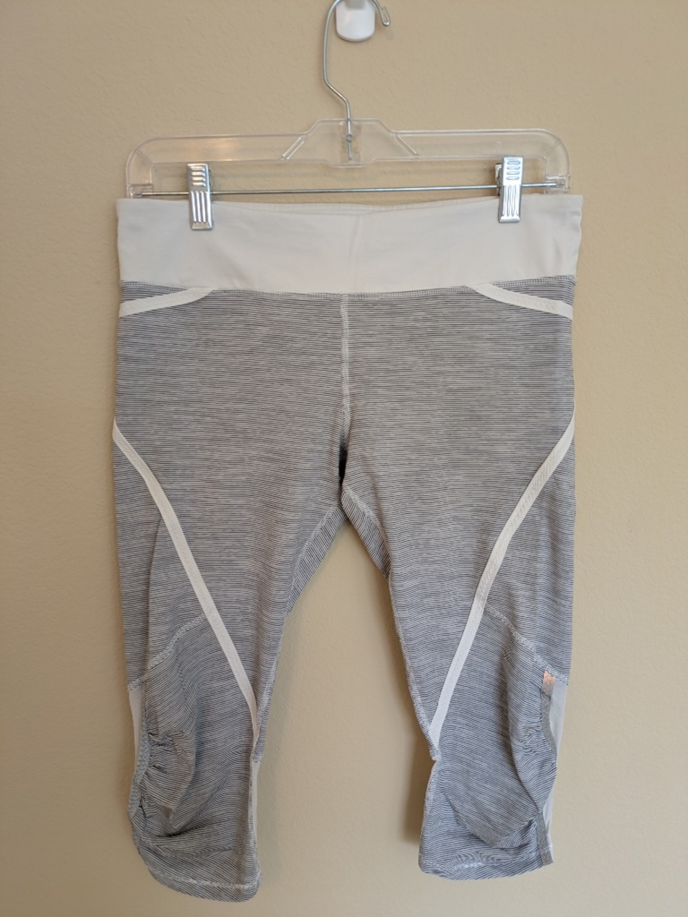 Lululemon Run: Pace Crop Wee Are From Space White Combo / White